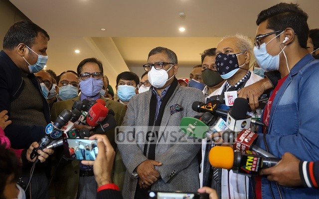 Health Minister Zahid Maleque speaks Bangladesh Covid Vaccination