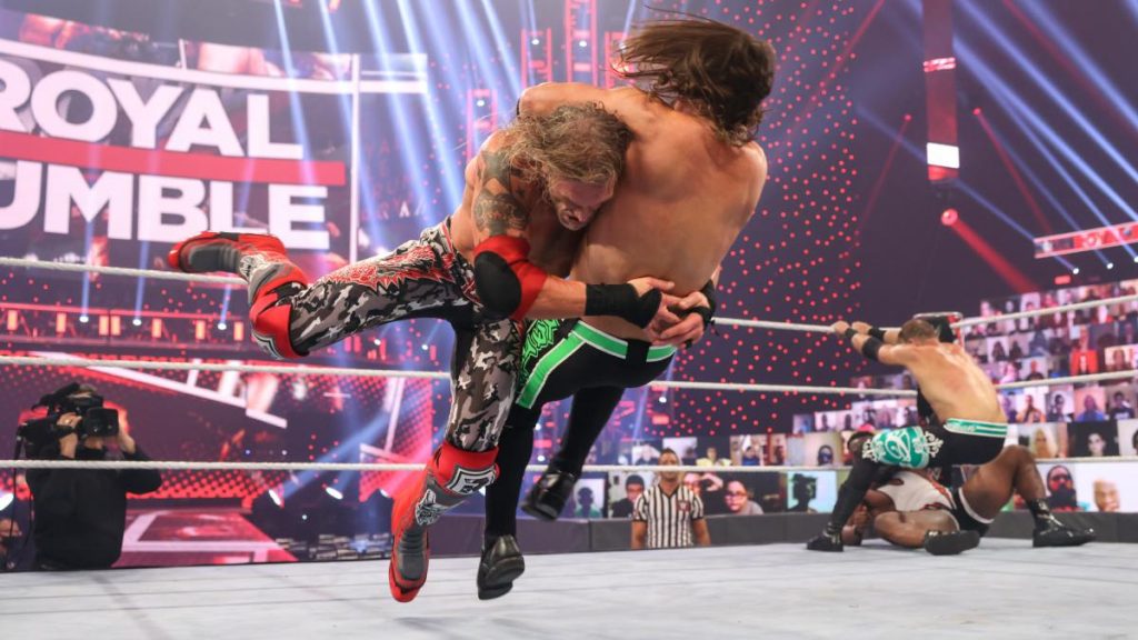 AJ Styles Edge Royal Rumble WWE