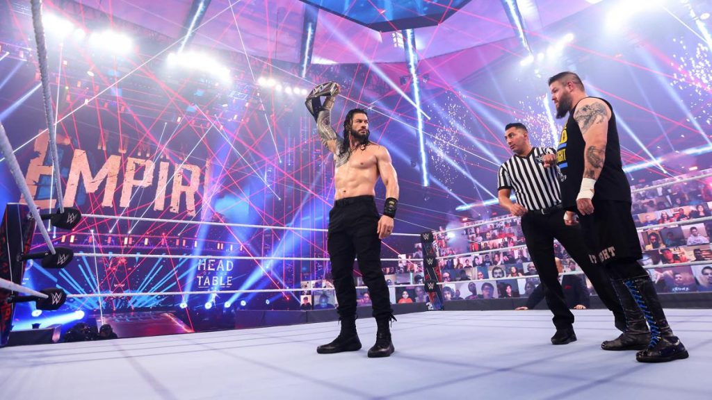 Roman Reigns Kevin Owens Royal Rumble WWE