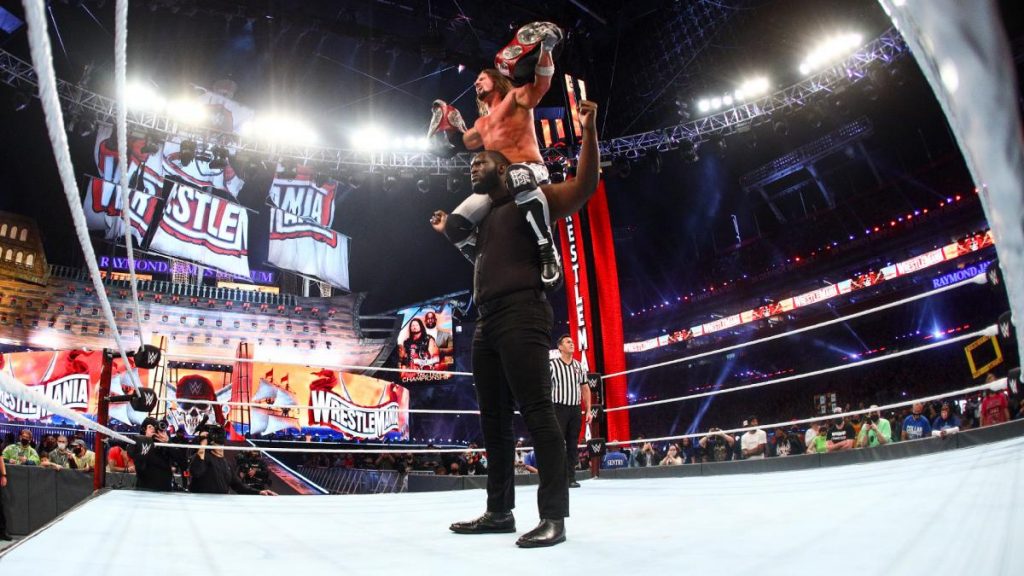 AJ Styles Omos New Day Raw Tag Team Championship Wrestlemania 37