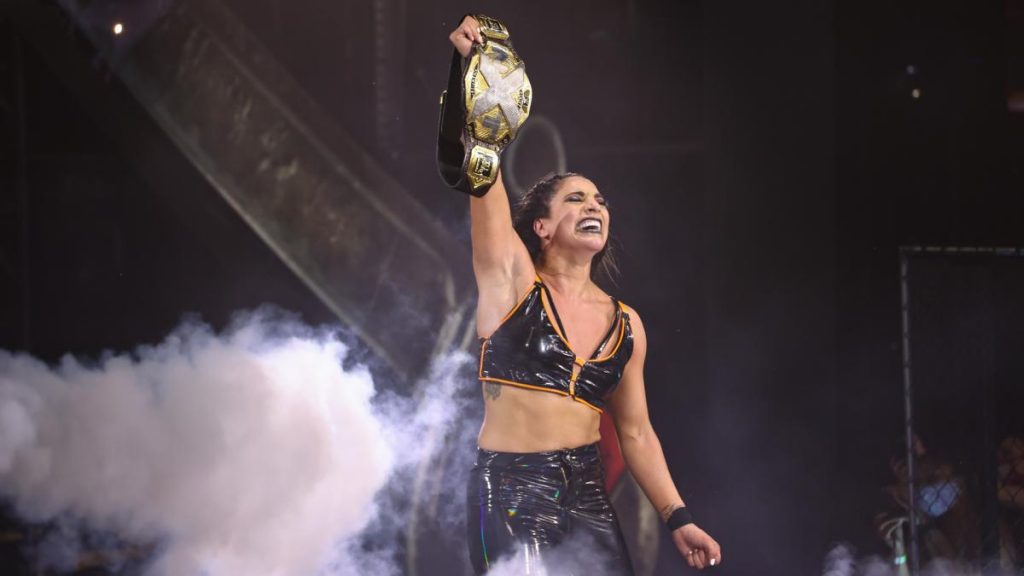 Womens Championship Raquel Gonzalez Io Shirai NXT Takeover Stand and Deliver