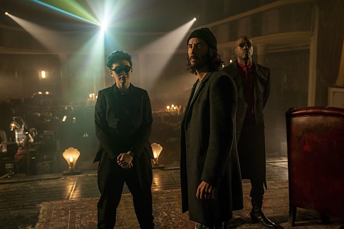Keanu Reeves Jessica Henwick Yahya Abdul-Mateen II Warner Bros. Pictures The Matrix Resurrections
