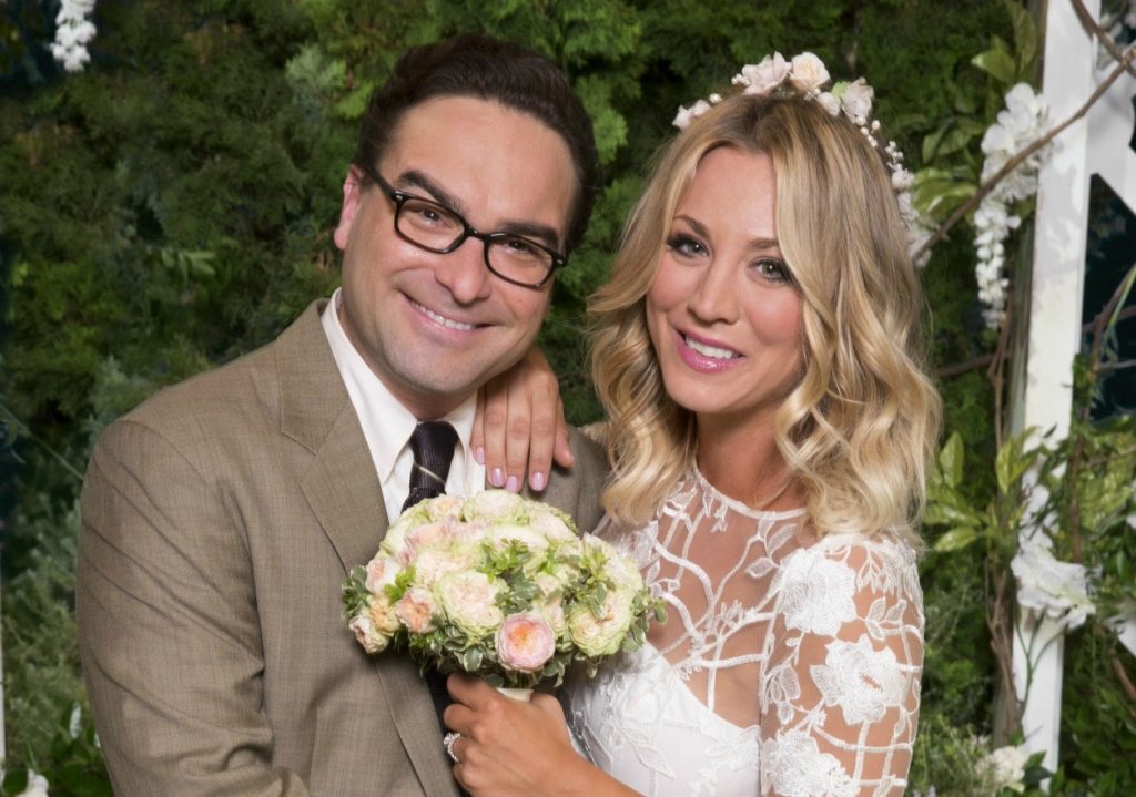 Johnny Galecki Kaley Cuoco the Big Bang Theory CBS Top 5 Sitcom Couples