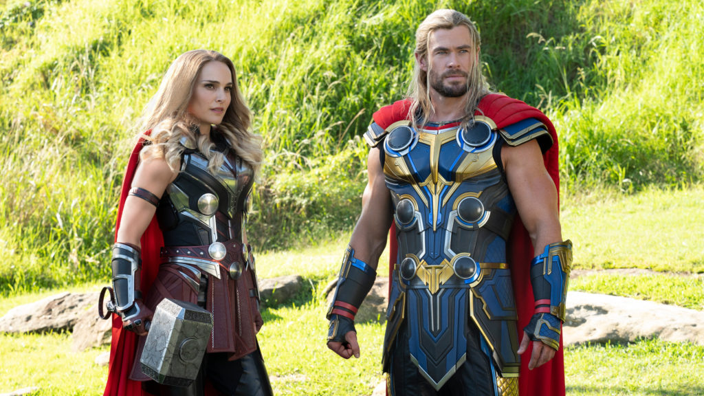 Chris Hemsworth Natalie Portman Marvel Studios Thor Love and Thunder