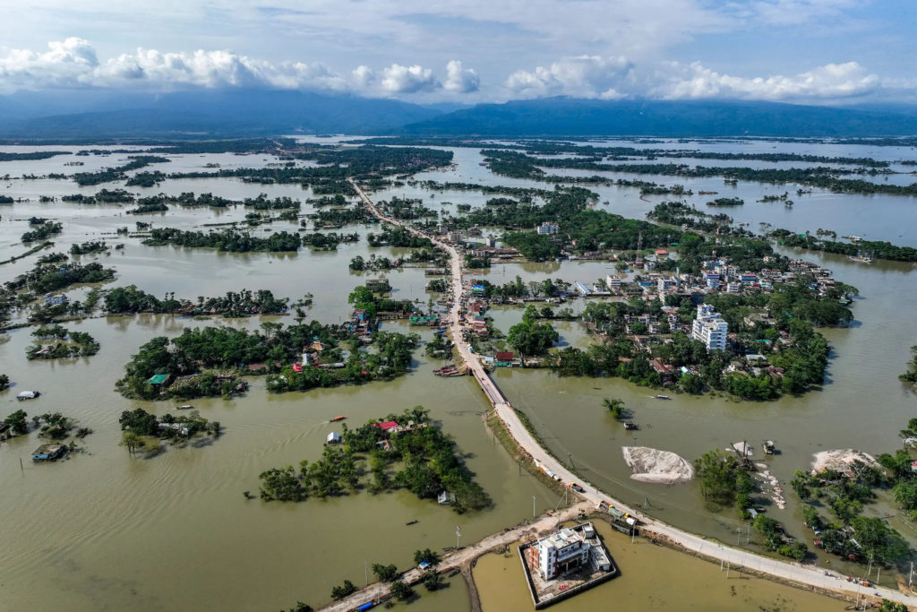 Mushfiqul Alam for NurPhoto via Getty Images Sylhet Floods