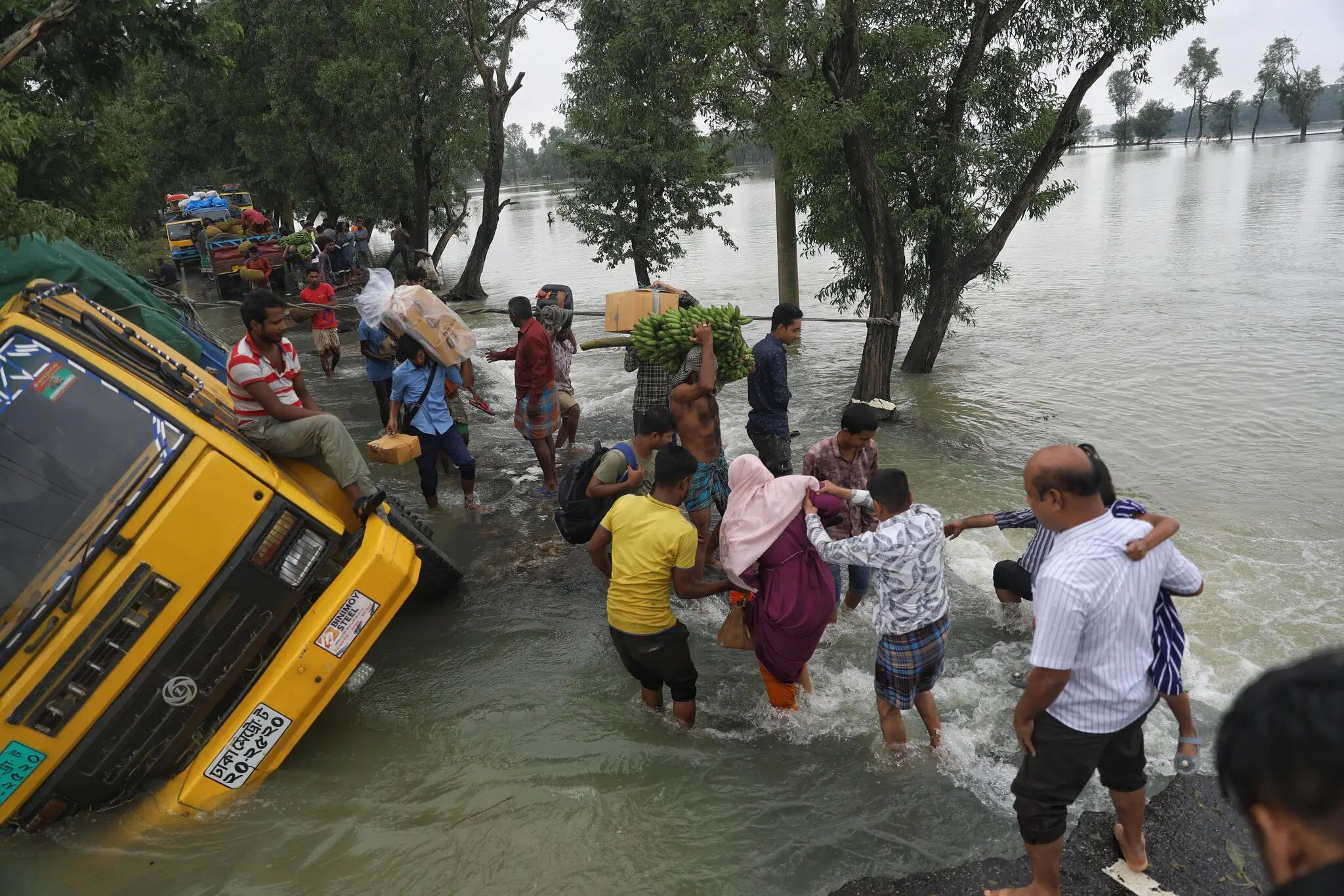 Syed Mahamudur Rahman for NurPhoto via Getty Images Sylhet Floods