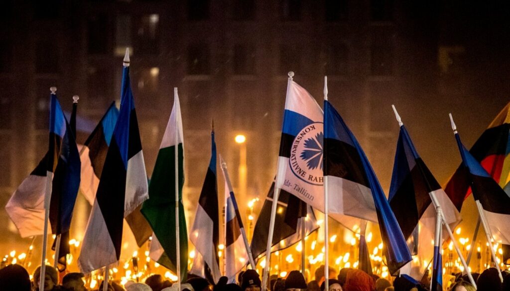 Conservative People's Party of Estonia (EKRE) organized a torchlight procession in honor of Estonia's Independence Day EURACTIC 2019