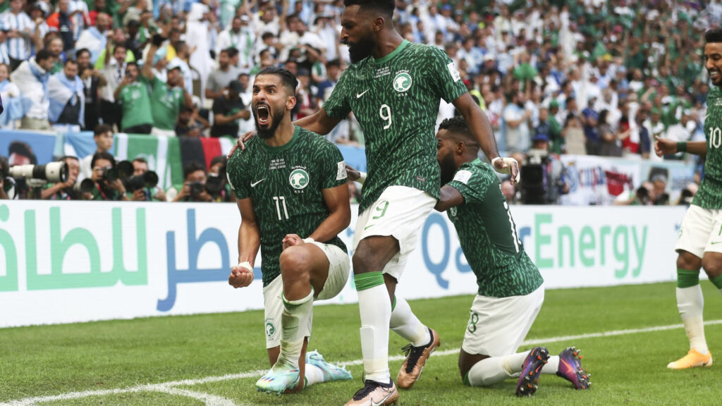 Saudi Arabia Win Against Argentina James Williamson for Ama via Getty Images Sport and Getty Images FIFA World Cup 2022 Underdogs