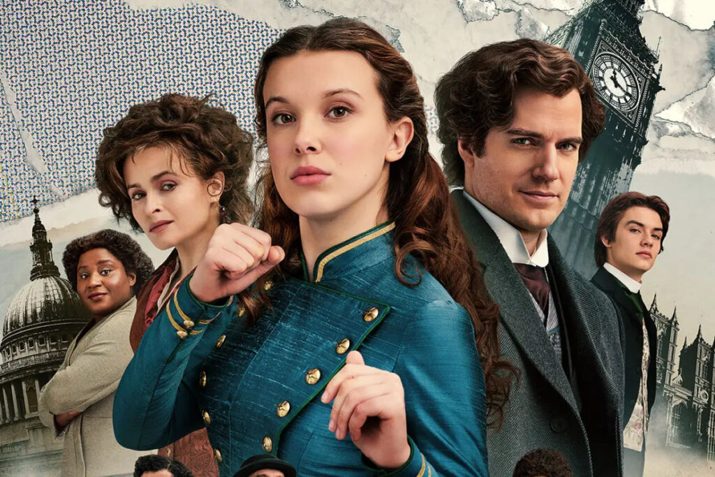 Millie Bobby Brown Helena Bonham Carter Henry Cavill Netflix Enola Holmes 2