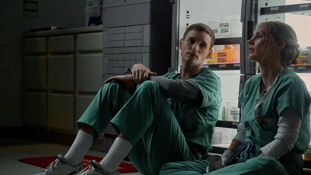 Eddie Redmayne Jessica Chastain Netflix The Good Nurse