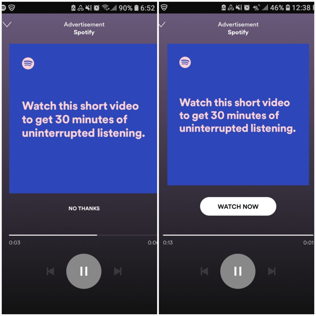 Spotify To Let Free Users Get 30 Minutes Uninterrupted Listening In Return For Watching Video Ads