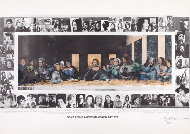 Mary Beth Edelson, Some Living American Women Artists / Last Supper, 1972