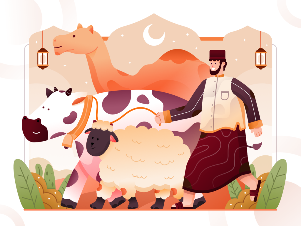 Happy Eid Al - Adha 1443 H by Taqiyuddin amri for Nija Works | Dribbble