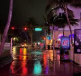 Figure 12: Ocean Drive at night. Photo credit: Joydhriti Chowdhury.