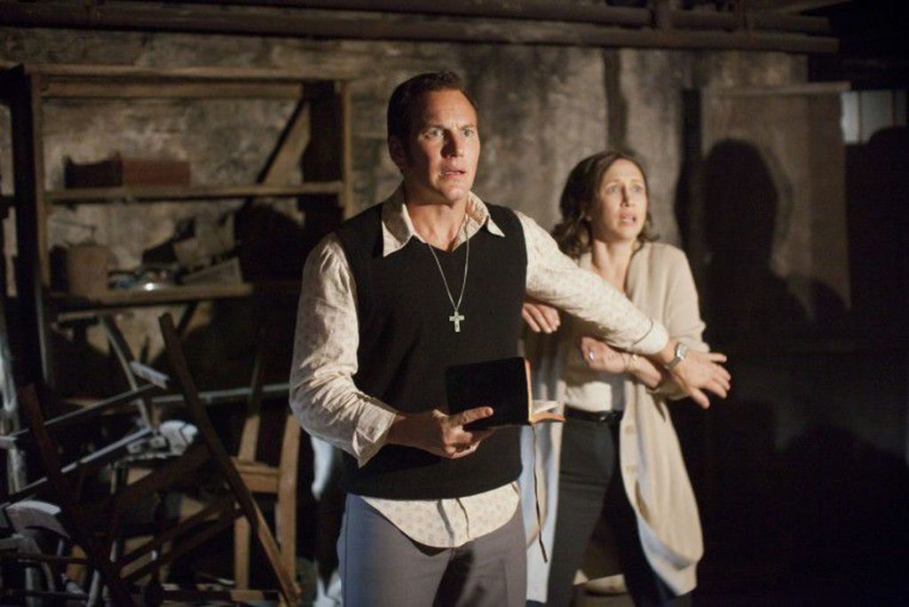 Patrick Wilson Vera Farmiga the Conjuring the Devil Made Me Do It New Line Cinema