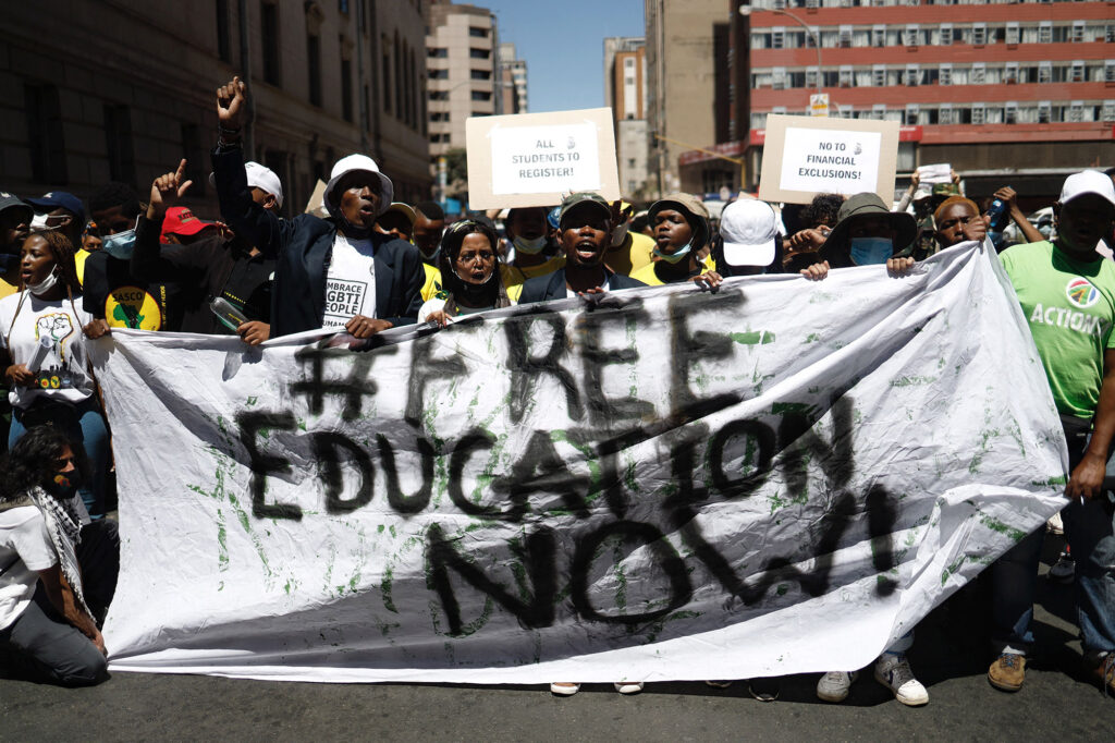 SAFRICA-DEMONSTRATION-EDUCATION-Google